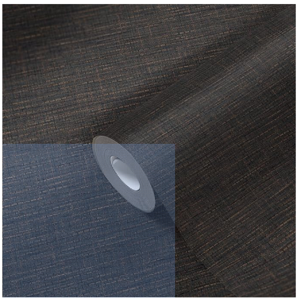 Livingwalls Strukturtapete Grau Braun Uni Stoffoptik 385272 (38527-2)